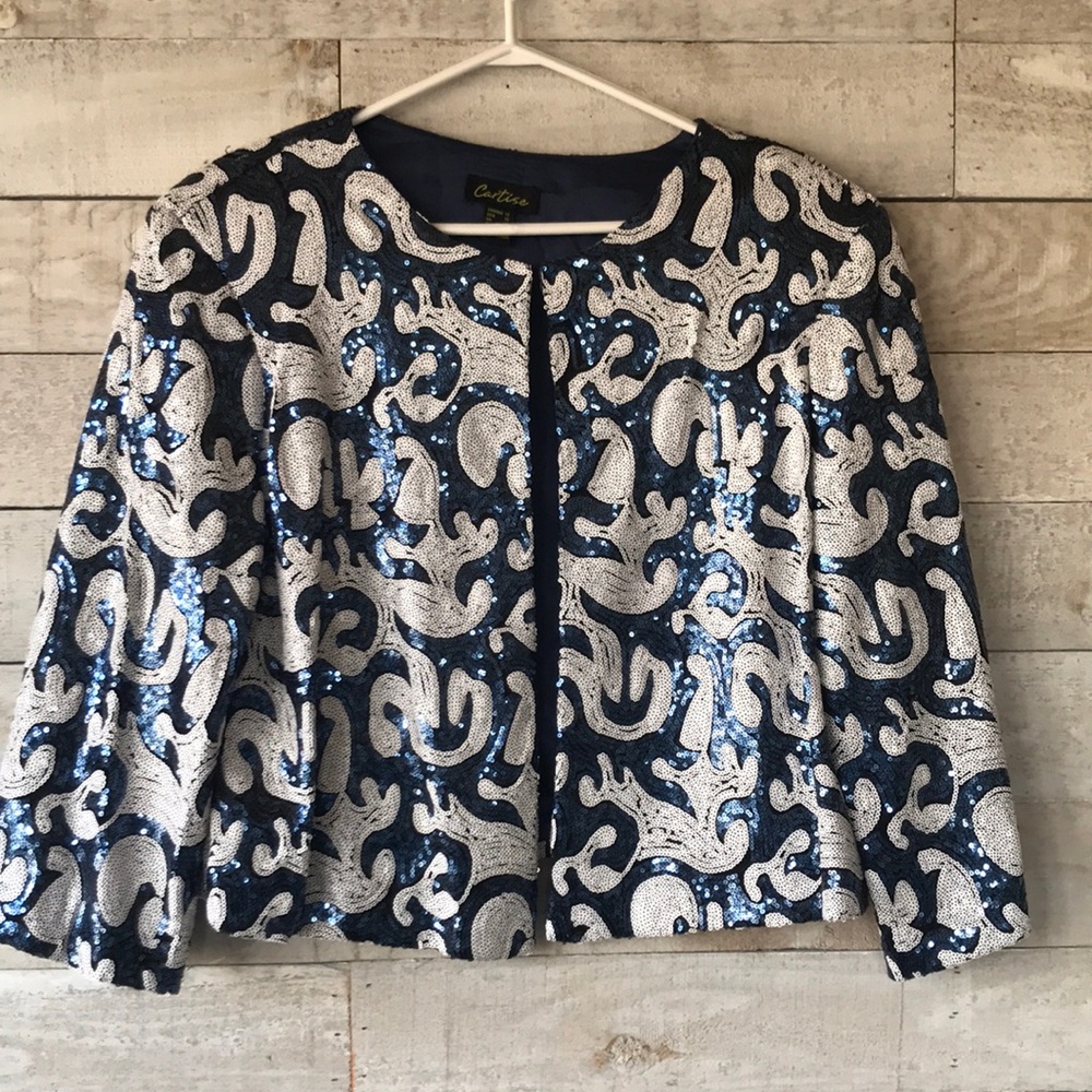 Cartise metallic sequins jacket - Picture 1 of 6
